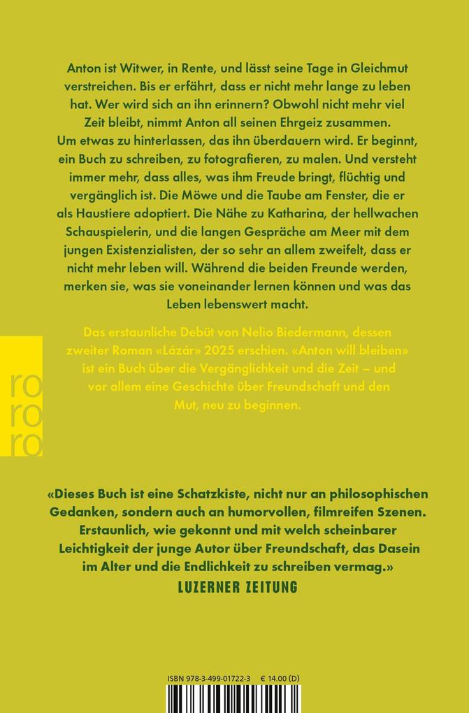 Weitere Ansicht: Anton will bleiben | Nelio Biedermann