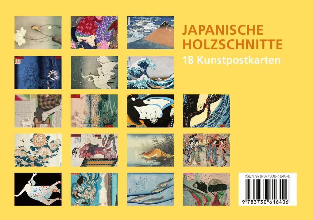 Weitere Ansicht: Postkarten-Set Japanische Holzschnitte