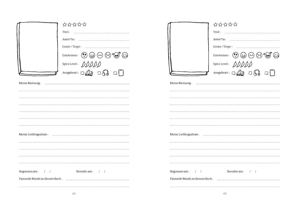 Weitere Ansicht: Book Journal | Julia Myotte