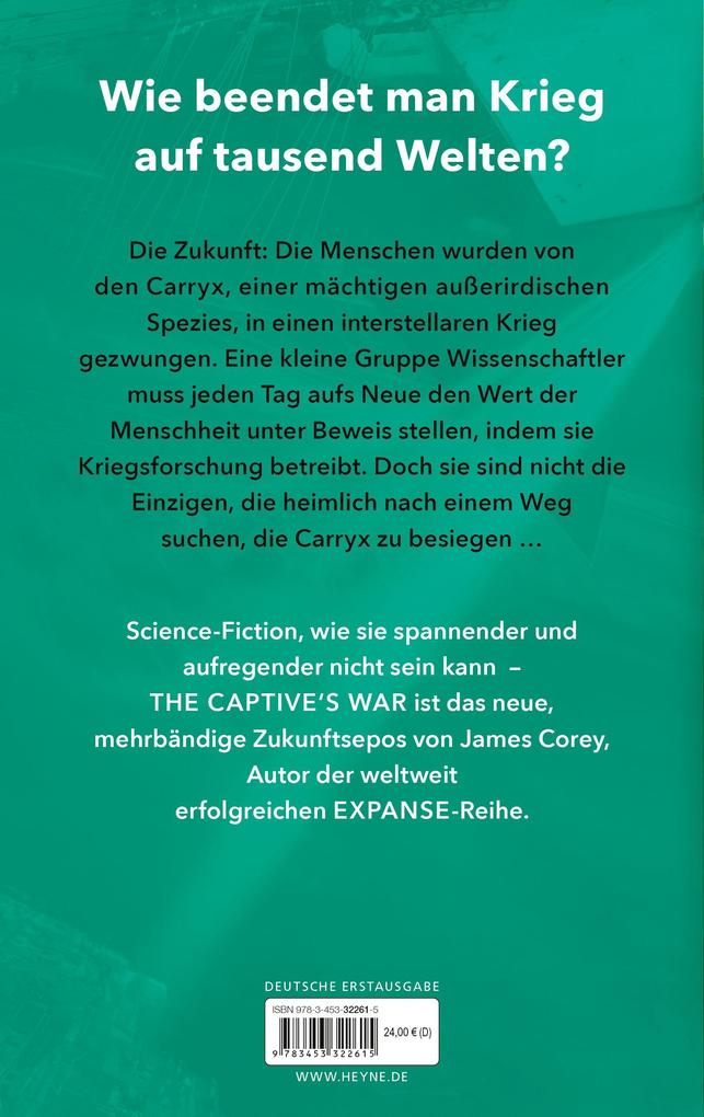 Weitere Ansicht: Der Glaube der Bestien - The Captive's War | James Corey
