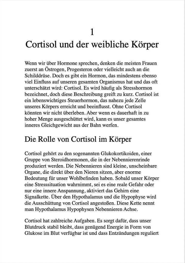 Weitere Ansicht: CORTISOL BALANCE