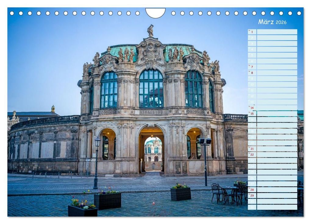 Weitere Ansicht: Dresden an der Elbe - Der Planer (Wandkalender 2026 DIN A4 quer), CALVENDO Monatskalender | Thomas Bugdoll, Calvendo