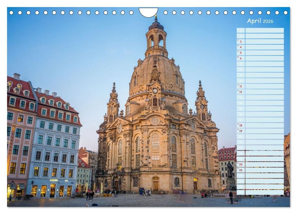 Weitere Ansicht: Dresden an der Elbe - Der Planer (Wandkalender 2026 DIN A4 quer), CALVENDO Monatskalender | Thomas Bugdoll, Calvendo