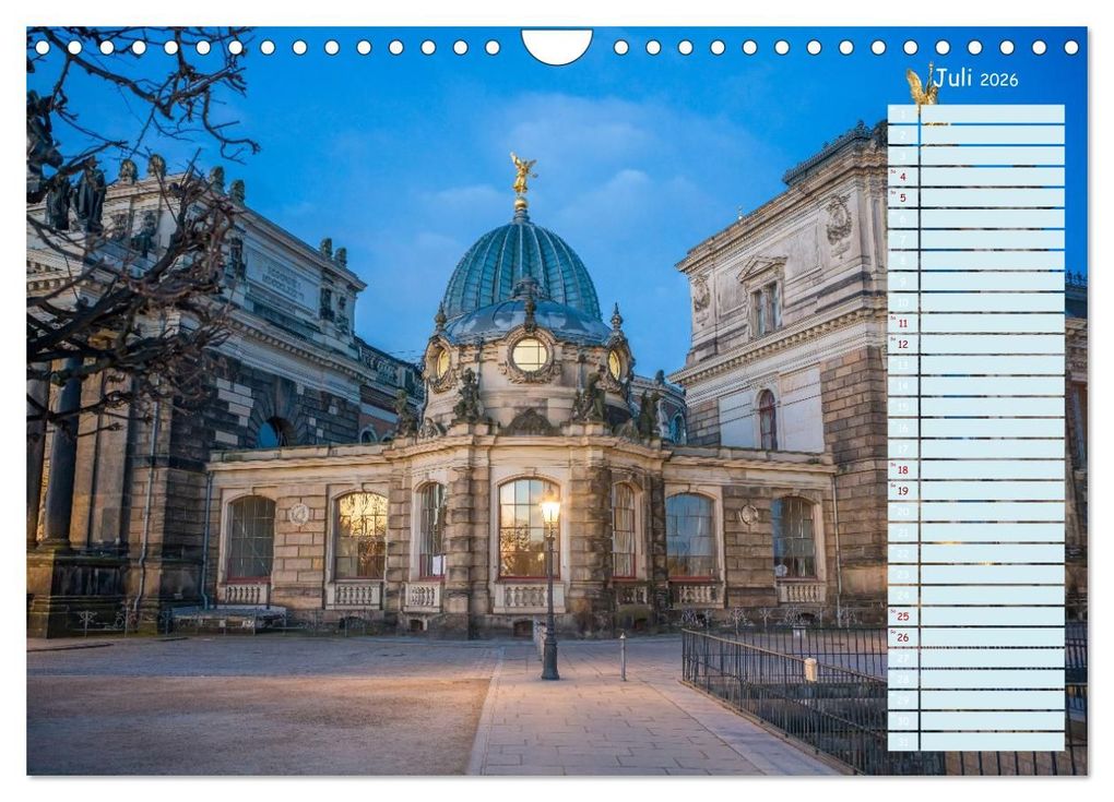 Weitere Ansicht: Dresden an der Elbe - Der Planer (Wandkalender 2026 DIN A4 quer), CALVENDO Monatskalender | Thomas Bugdoll, Calvendo