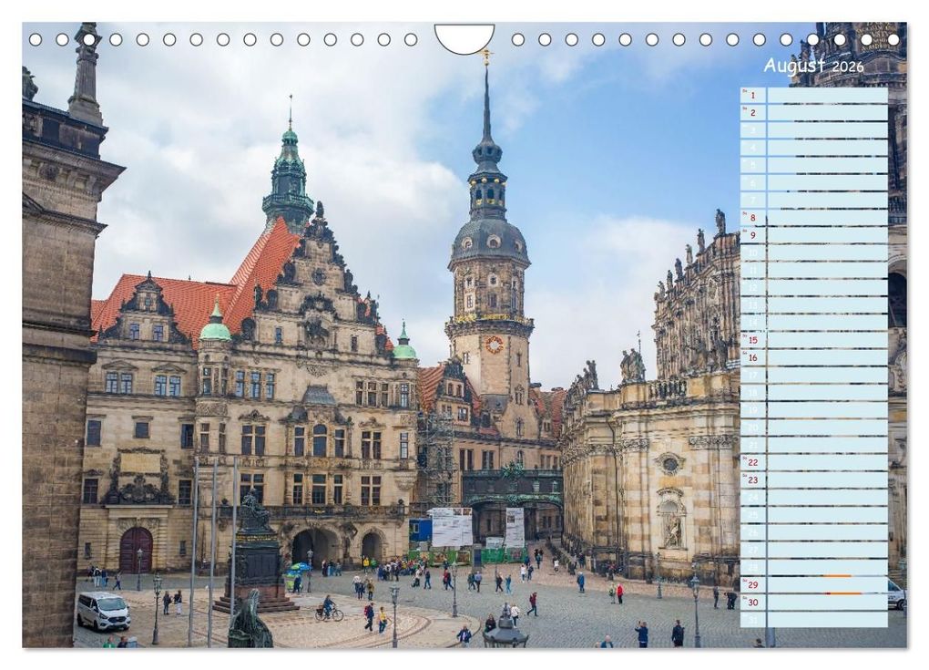 Weitere Ansicht: Dresden an der Elbe - Der Planer (Wandkalender 2026 DIN A4 quer), CALVENDO Monatskalender | Thomas Bugdoll, Calvendo