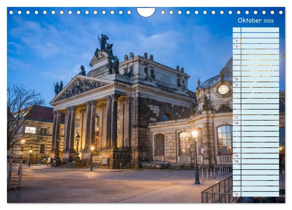 Weitere Ansicht: Dresden an der Elbe - Der Planer (Wandkalender 2026 DIN A4 quer), CALVENDO Monatskalender | Thomas Bugdoll, Calvendo