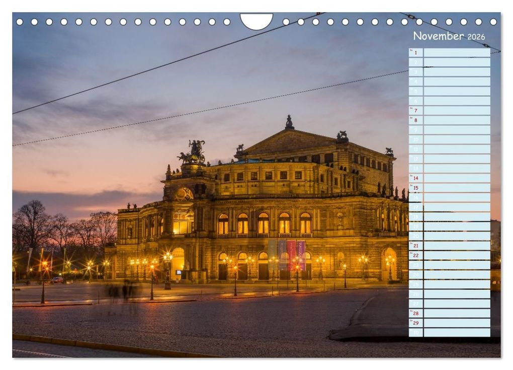 Weitere Ansicht: Dresden an der Elbe - Der Planer (Wandkalender 2026 DIN A4 quer), CALVENDO Monatskalender | Thomas Bugdoll, Calvendo
