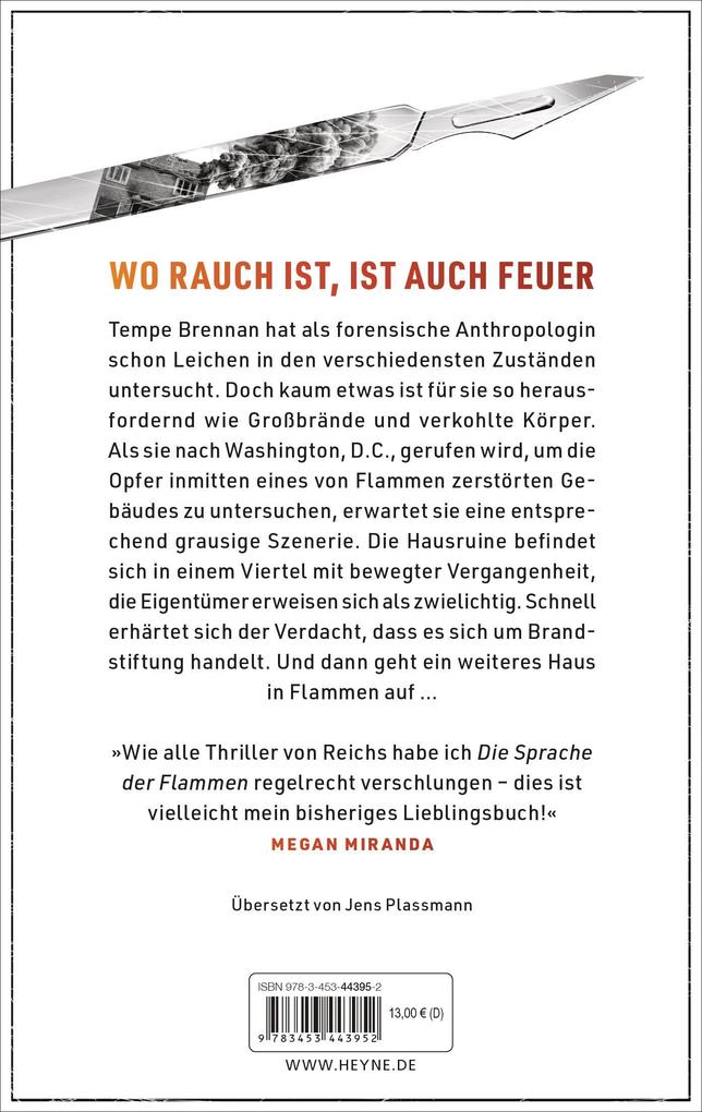 Weitere Ansicht: Die Sprache der Flammen | Kathy Reichs