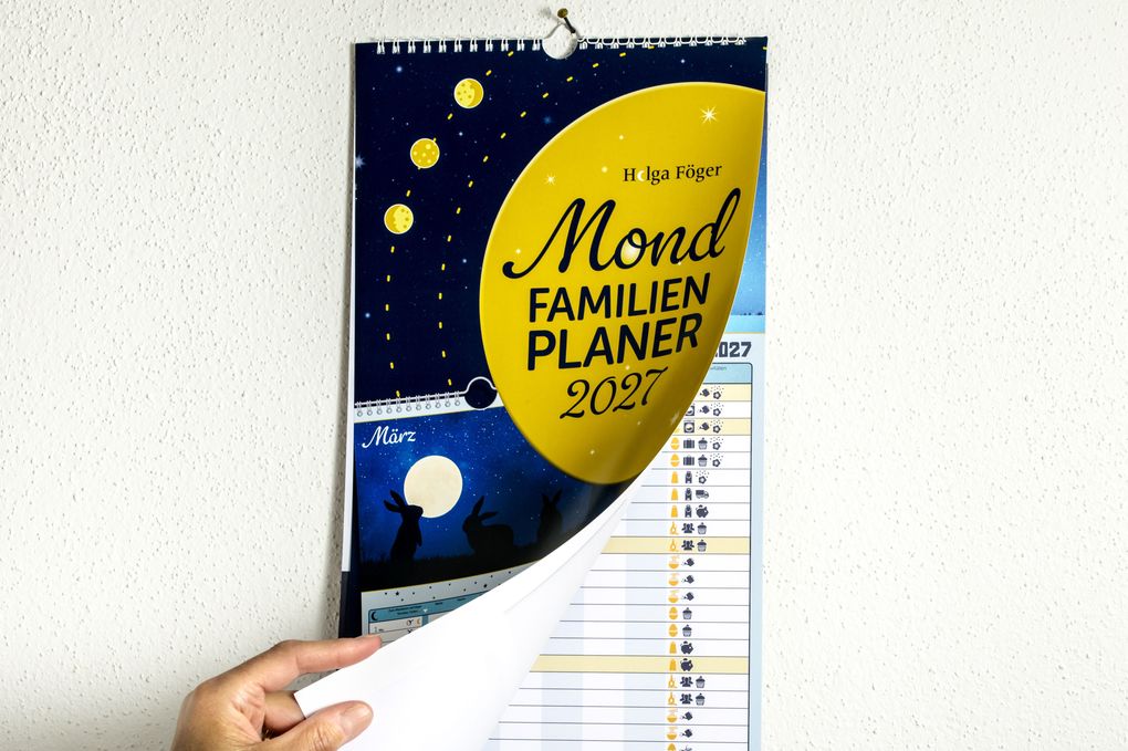 Weitere Ansicht: Mond-Familienplaner 2027 | Helga Föger