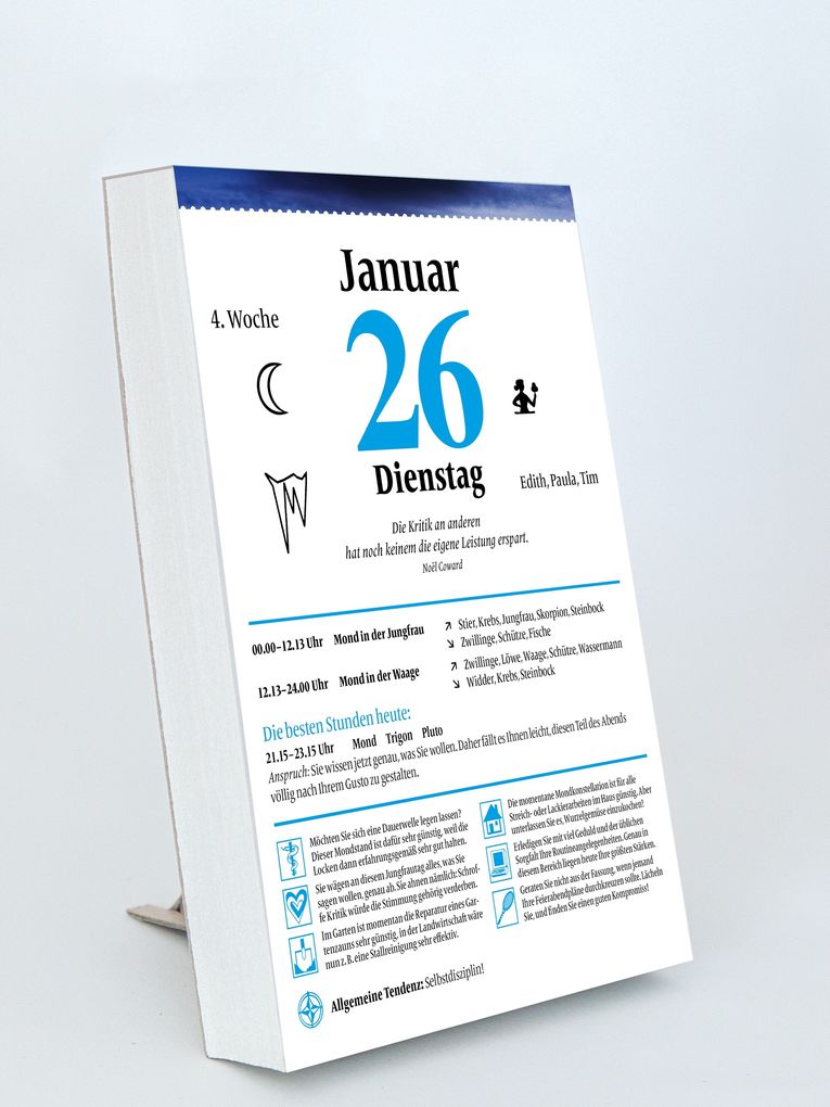 Weitere Ansicht: Mondkalender für jeden Tag 2027 | Helga Föger