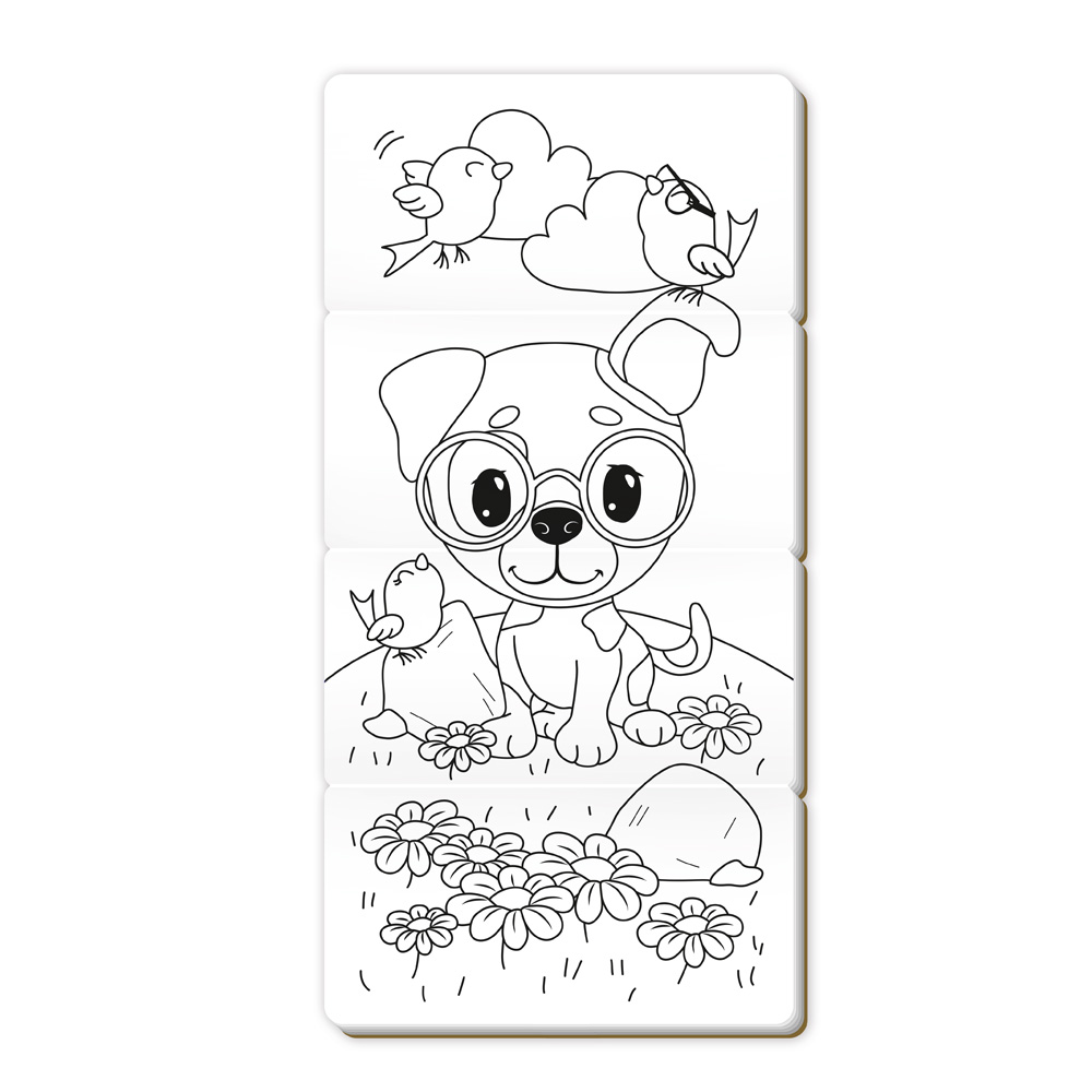 Weitere Ansicht: TRÖTSCH - Malbuch Faltbilder Malblock Tierfreunde