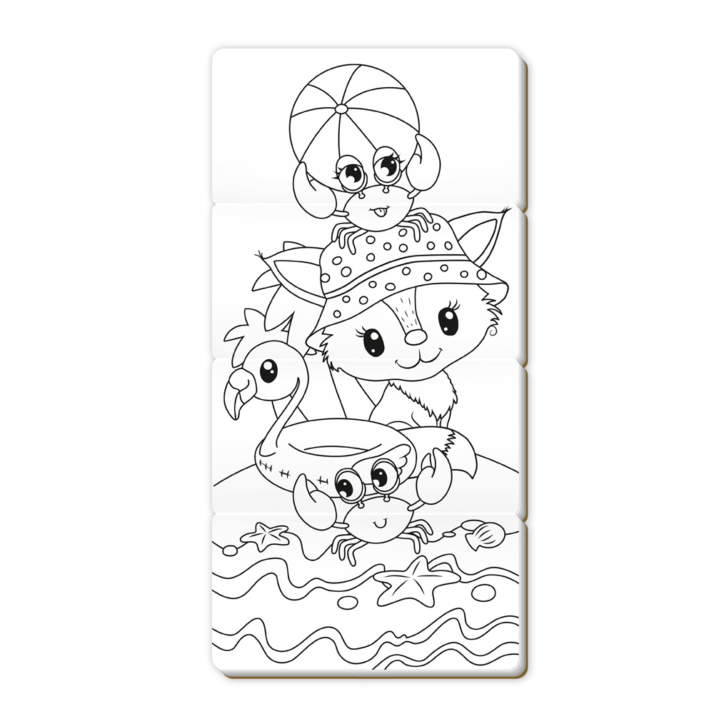 Weitere Ansicht: TRÖTSCH - Malbuch Faltbilder Malblock Tierfreunde