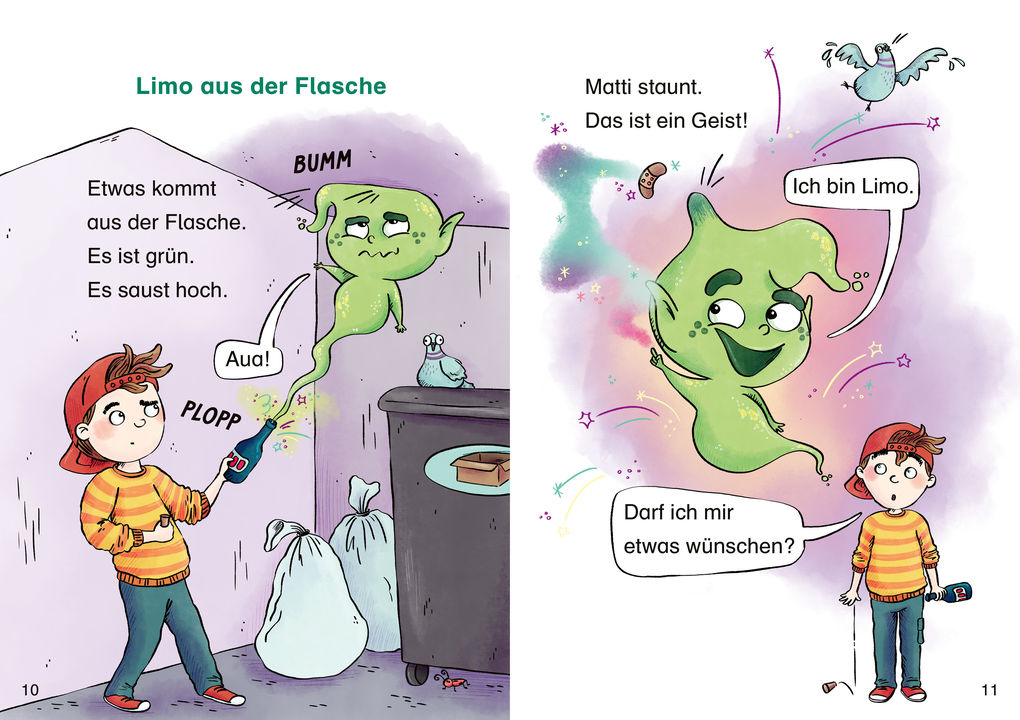 Weitere Ansicht: Limo, der wilde Flaschengeist | Sandra Grimm