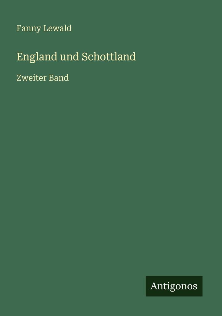 Produktbild: England und Schottland | Fanny Lewald