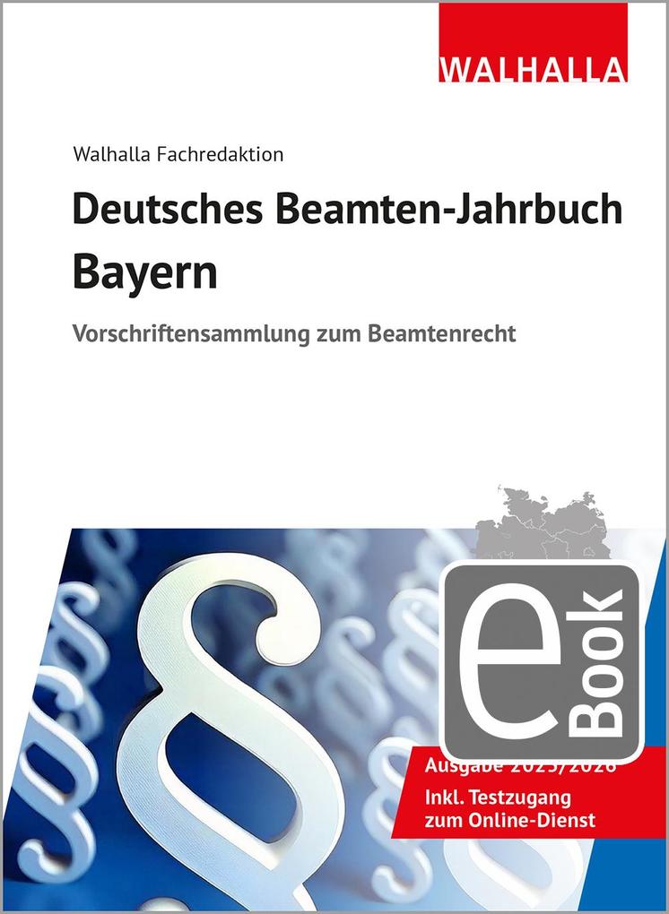 Produktbild: Deutsches Beamten-Jahrbuch Bayern 2025 | Walhalla Fachredaktion