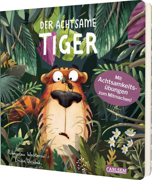 Produktbild: Der achtsame Tiger 1: Der achtsame Tiger (Pappbilderbuchausgabe) | Przemyslaw Wechterowicz