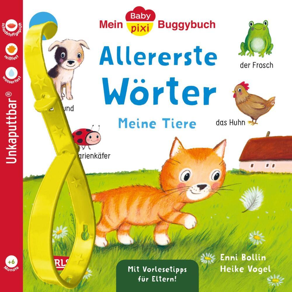 Produktbild: Baby Pixi (unkaputtbar) 179: Mein Baby-Pixi-Buggybuch: Allererste Wörter: Meine Tiere | Enni Bollin