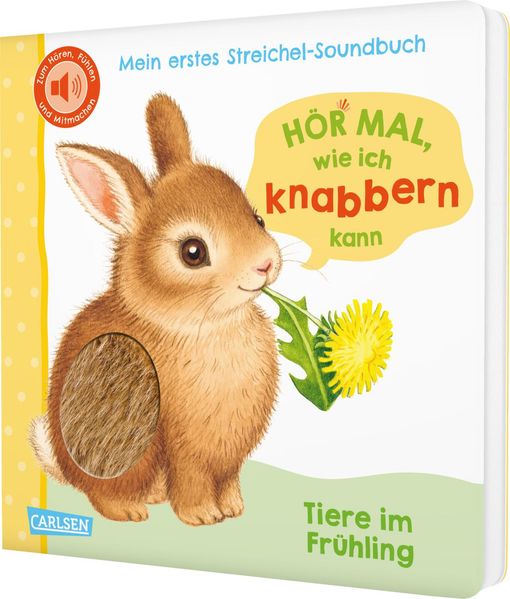 Produktbild: Hör mal, wie ich knabbern kann (Mein erstes Streichel-Soundbuch 5) | Julia Rosenkranz