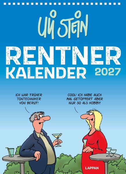 Produktbild: Uli Stein Rentnerkalender 2027: Monatskalender für die Wand | Uli Stein