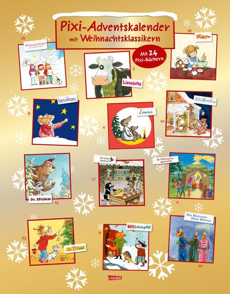 Produktbild: Pixi Adventskalender GOLD 2026 | Diverse
