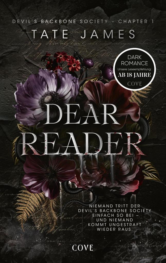 Produktbild: Dear Reader (Devil's Backbone Society 1) | Tate James