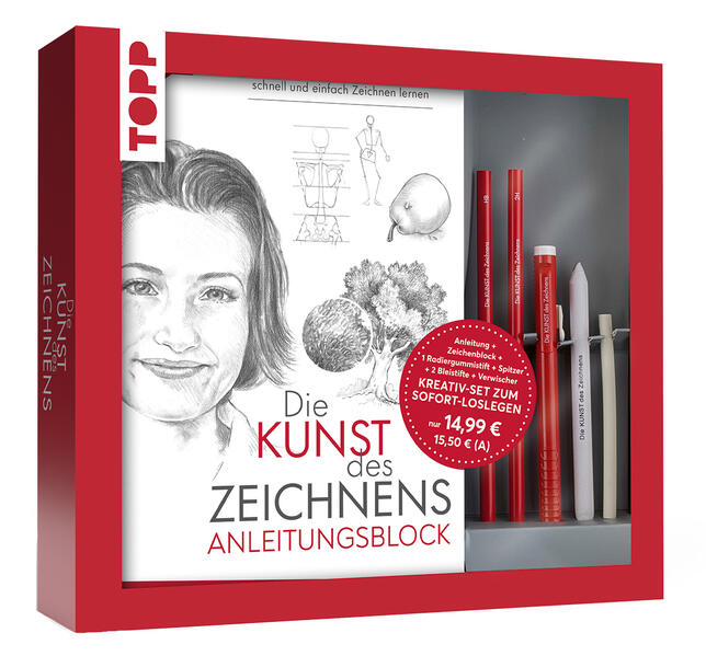 Produktbild: Kreativ-Set Die Kunst des Zeichnens | Frechverlag