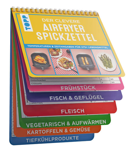 Produktbild: Der clevere Airfryer-Spickzettel | Sam Milner, Dom Milner