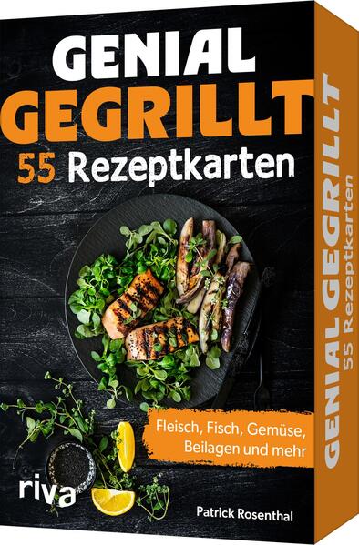 Produktbild: Genial gegrillt - 55 Rezeptkarten | Patrick Rosenthal
