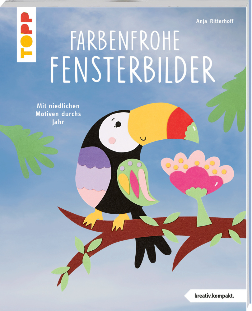 Produktbild: Farbenfrohe Fensterbilder (kreativ.kompakt) | Anja Ritterhoff