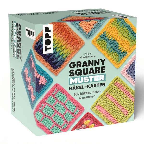 Produktbild: Granny Square Muster Häkel-Karten (Deutsche Ausgabe) | Claire Montgomerie