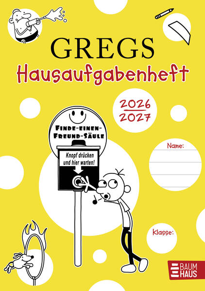 Produktbild: Gregs Hausaufgabenheft 2026/2027 | Jeff Kinney