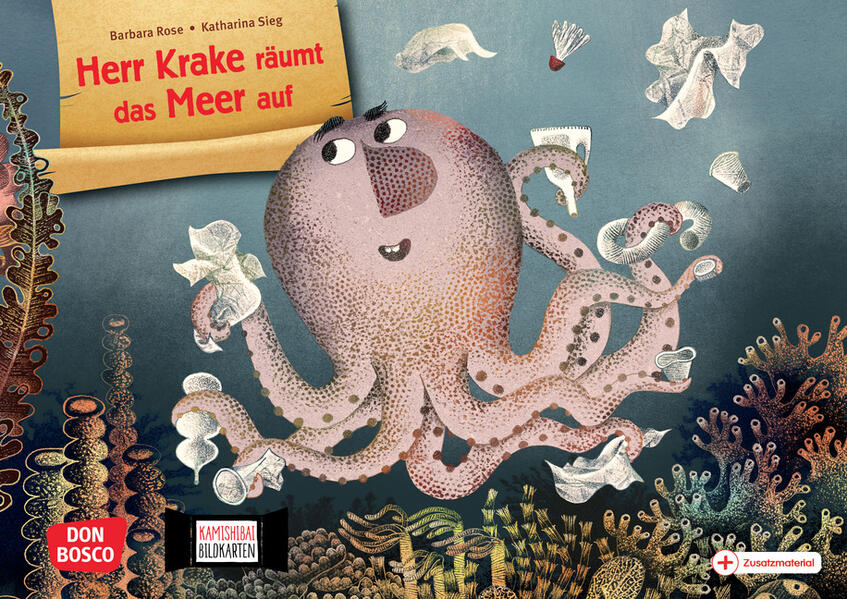 Produktbild: Herr Krake räumt das Meer auf. Kamishibai Bildkartenset | Barbara Rose