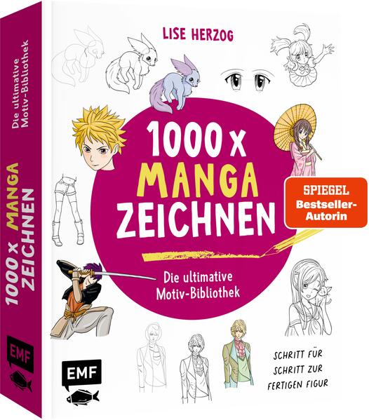 Produktbild: Die ultimative Motiv-Bibliothek - 1000 x Manga zeichnen | Lise Herzog