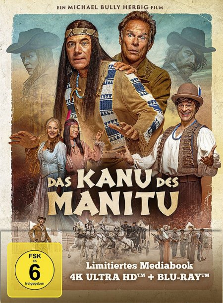 Produktbild: Das Kanu des Manitu. UHD + Blu-ray (Limited Mediabook) | Michael Herbig, Rick Kavanian, Christian Tramitz