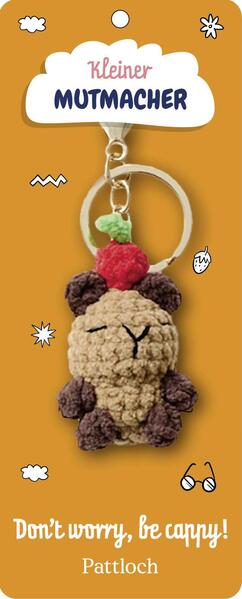 Produktbild: Kleiner Mutmacher, Schlüsselanhänger Capybara