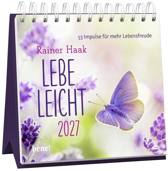 Produktbild: Wochenkalender 2027: Lebe leicht | Rainer Haak