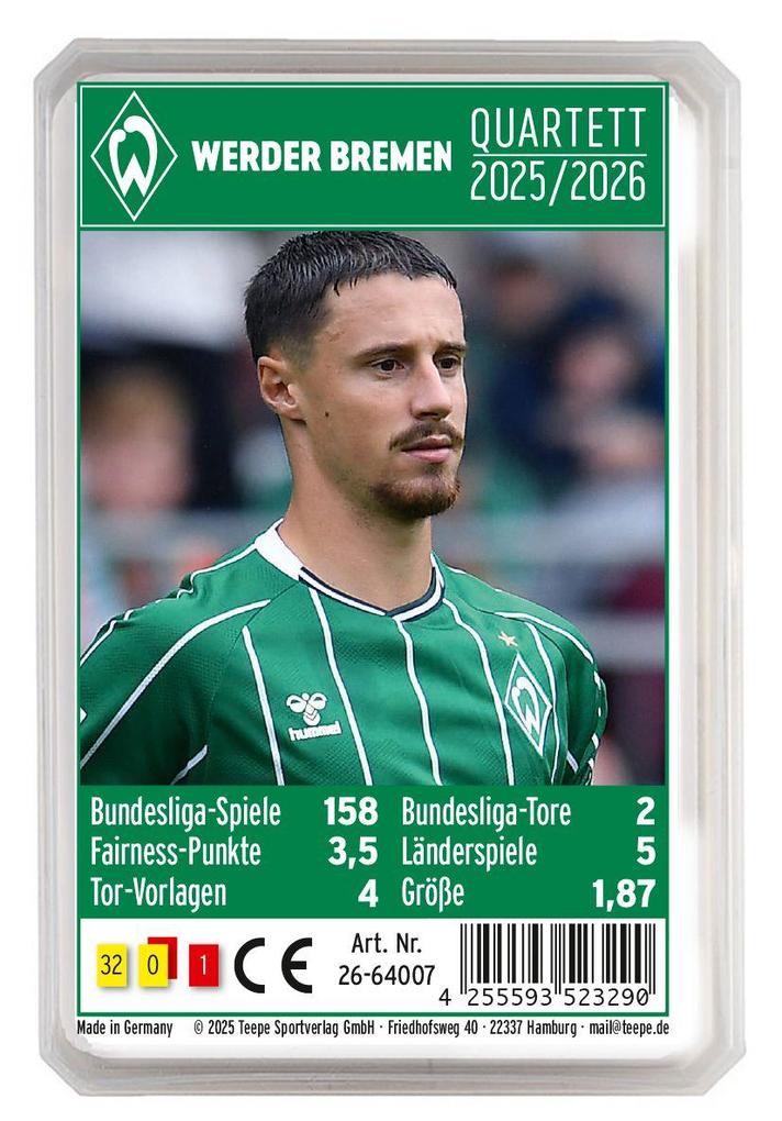 Produktbild: Werder Bremen Quartett 25/26