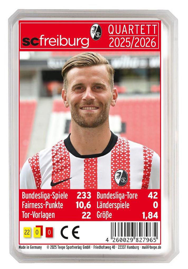Produktbild: SC Freiburg Quartett 25/26