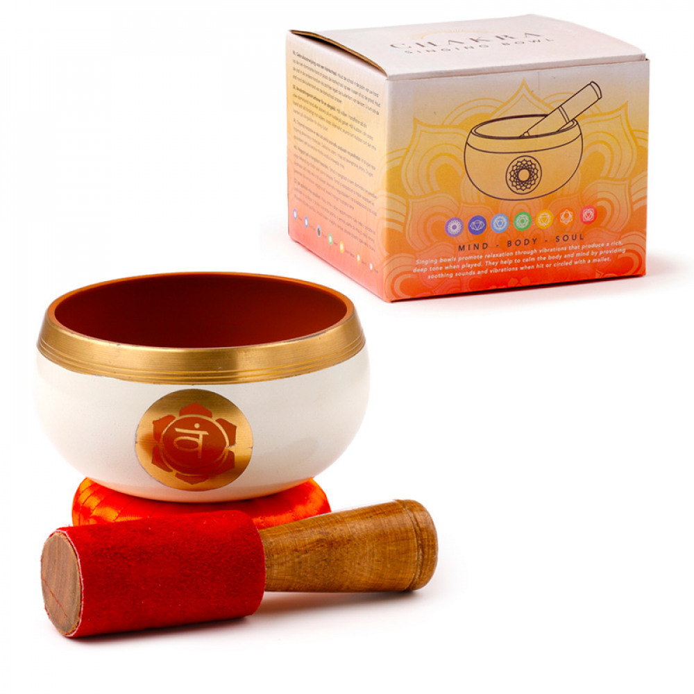 Produktbild: Orange Chakra tibetische Schale