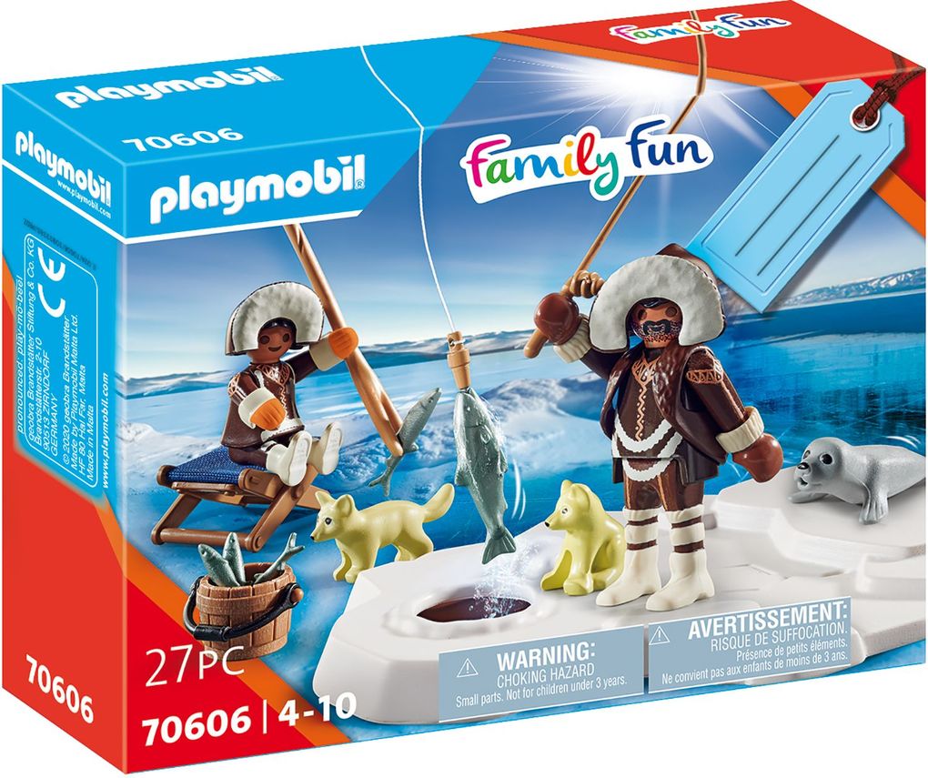 Produktbild: PLAYMOBIL 70606 - Family Fun - Geschenkset Eisangler