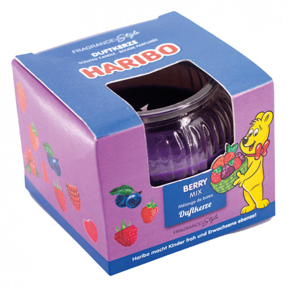 Produktbild: Duftkerze Haribo 85g Berry Mix
