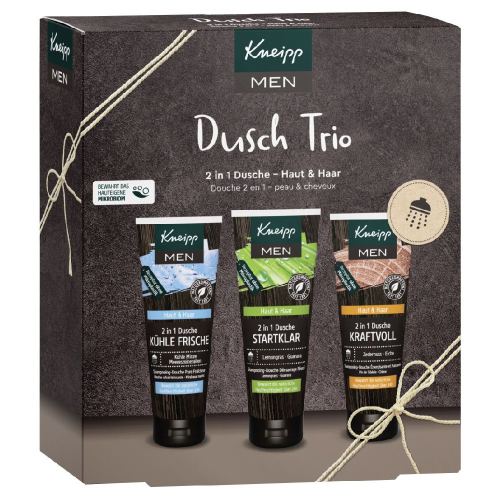 Produktbild: Kneipp men dusch trio gp, 3x75ml