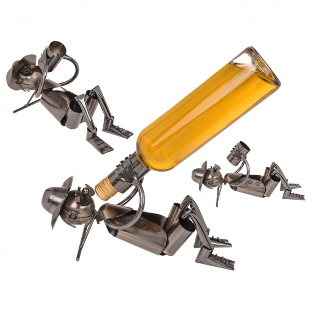 Produktbild: Metall-Flaschenhalter, Trinker II,