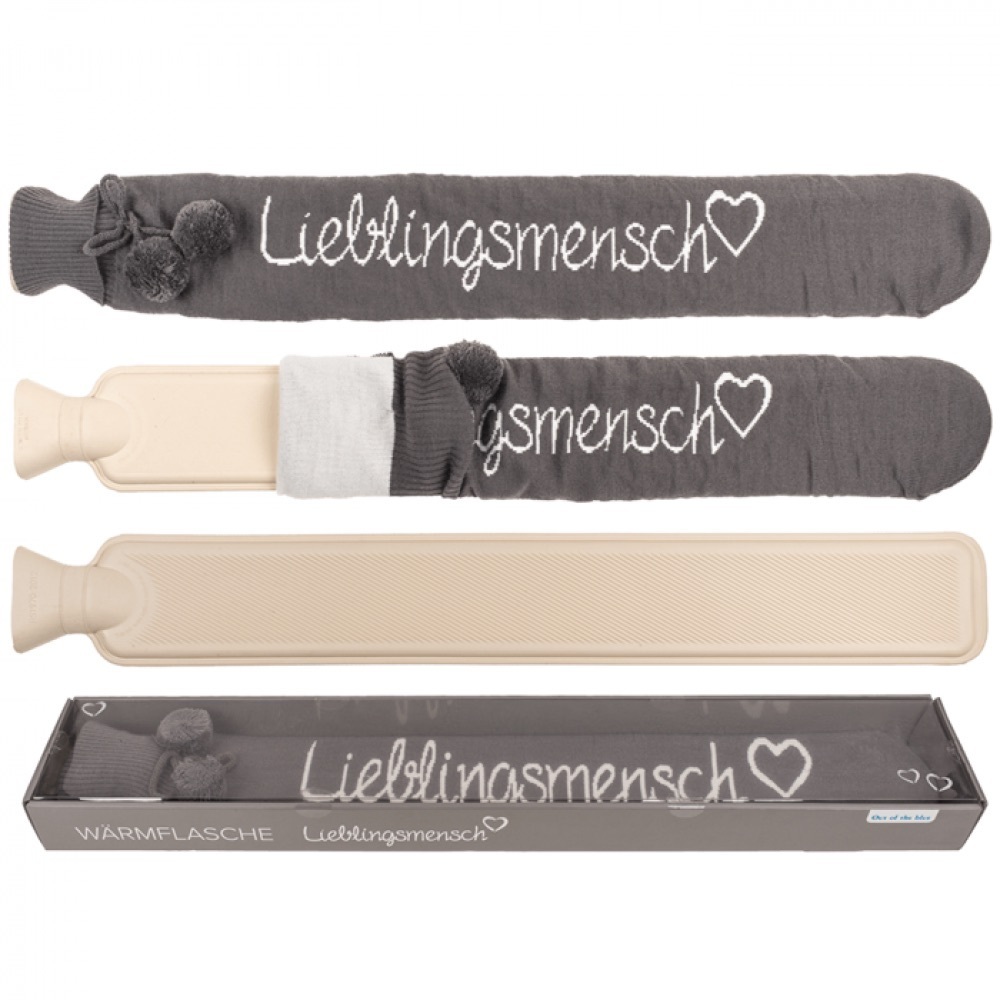 Produktbild: Schlauch-Waermflasche, Lieblingsmensch,