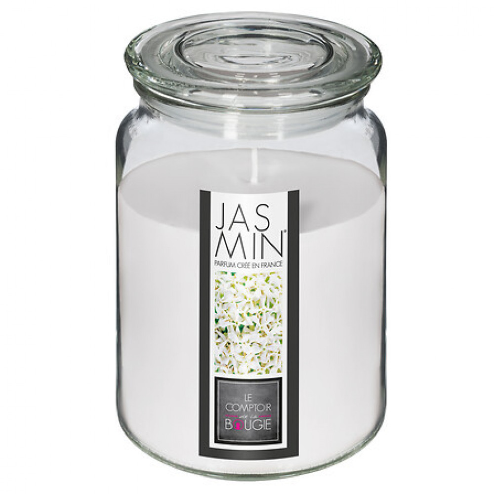 Produktbild: Duftkerze vr Jasmin 510g, weiss