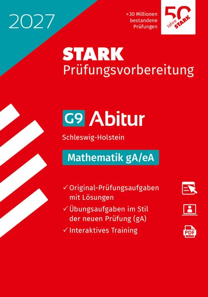 Produktbild: STARK Mathematik gA/eA - Abitur 2027 Schleswig-Holstein - Prüfungsvorbereitung