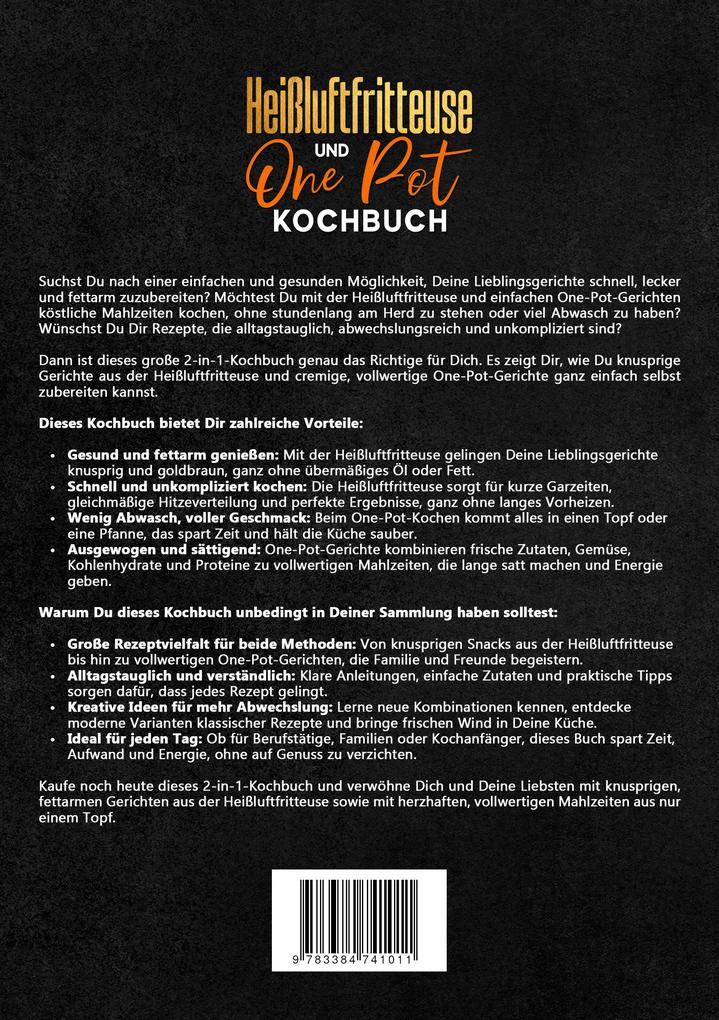 Weitere Ansicht: Heißluftfritteuse und One Pot Kochbuch | Vanessa Zimmermann