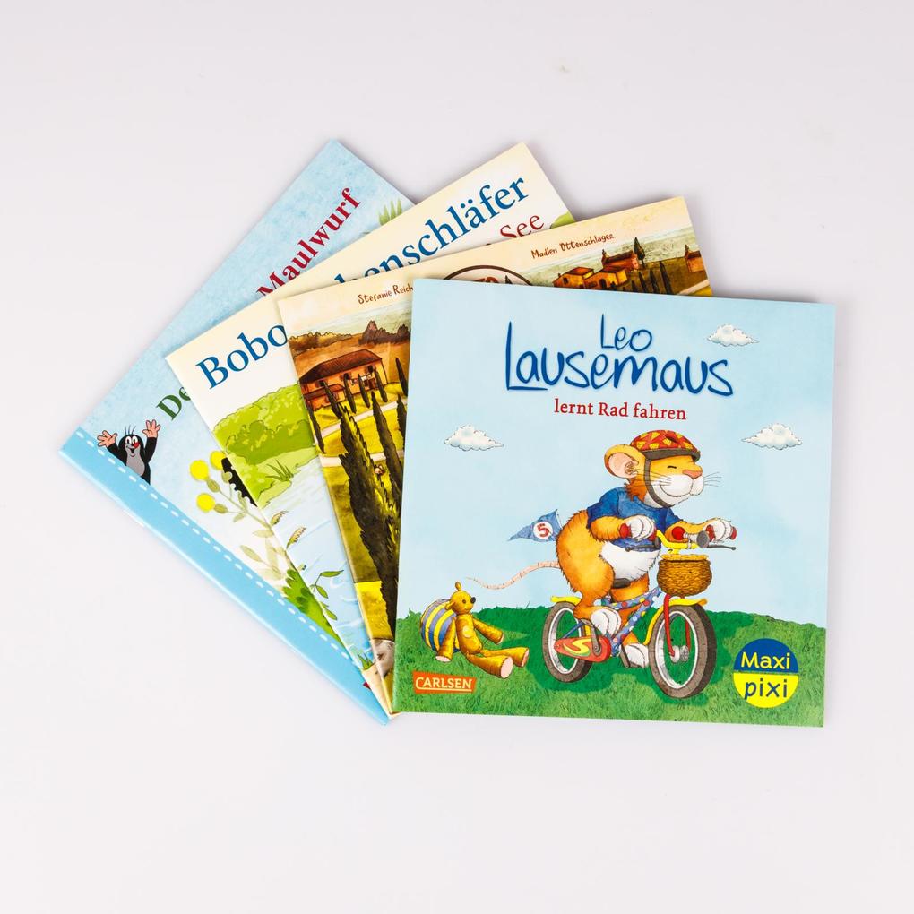 Weitere Ansicht: Maxi-Pixi-4er-Set 127: Draußen unterwegs (4x1 Exemplar) | Diverse