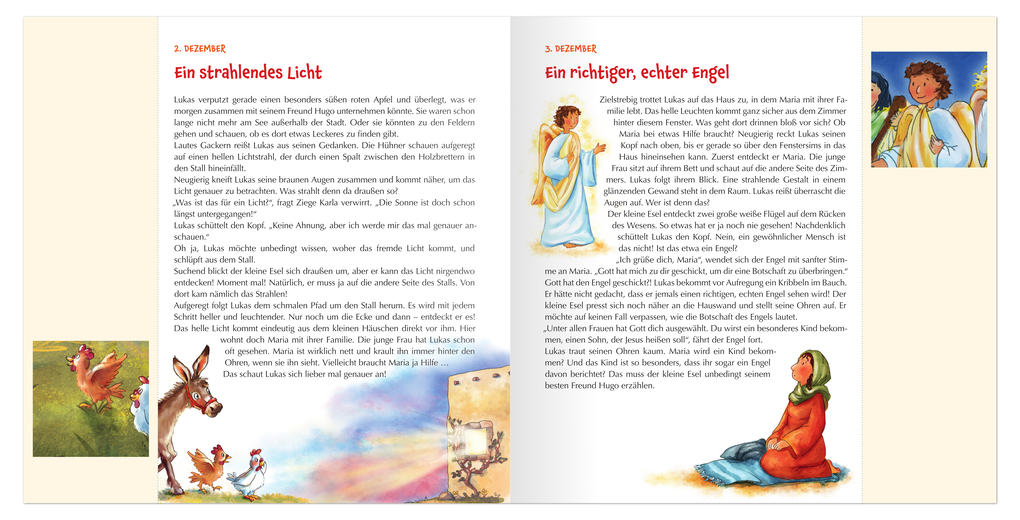 Weitere Ansicht: Lukas auf dem Weg nach Bethlehem | Hanna Goldhammer