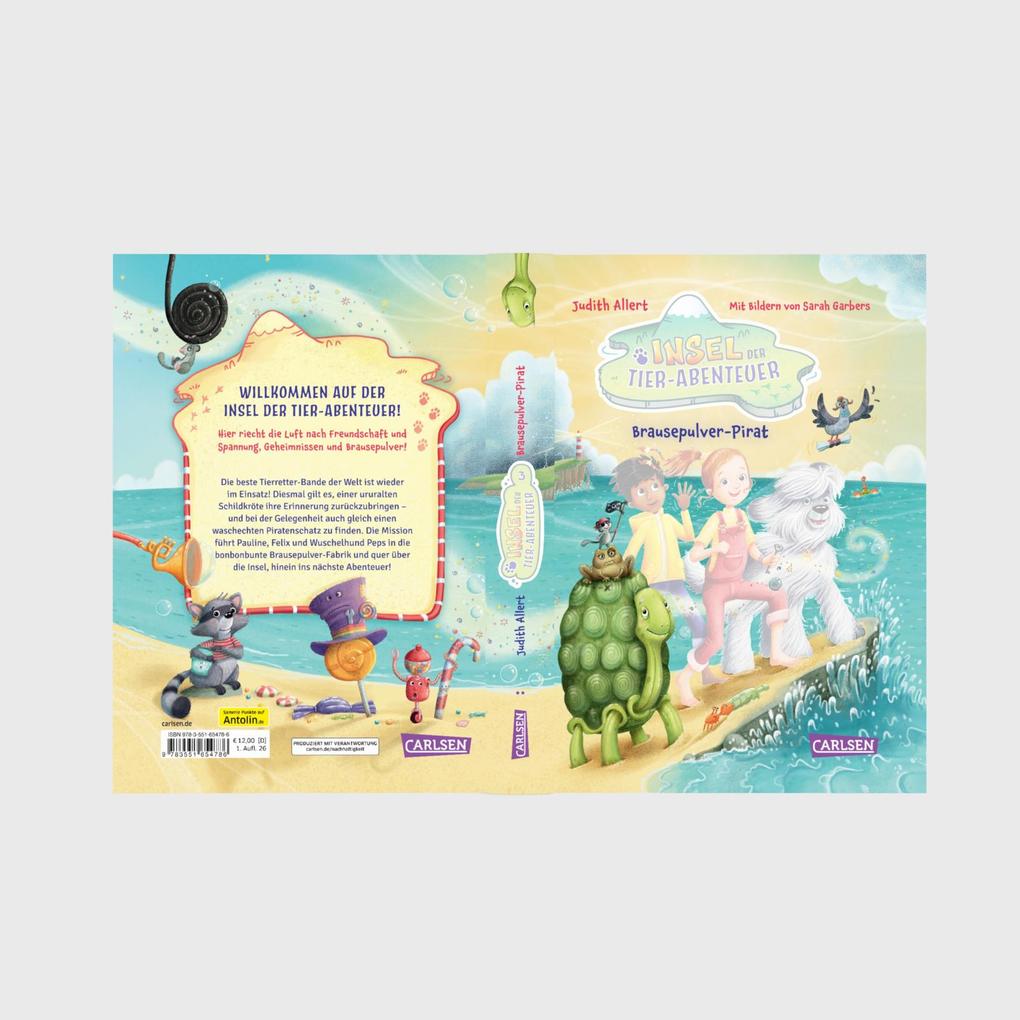 Weitere Ansicht: Insel der Tier-Abenteuer 3: Brausepulver-Pirat | Judith Allert